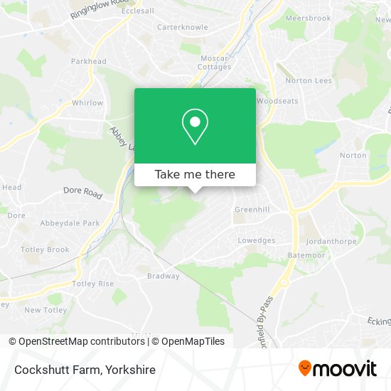 Cockshutt Farm map