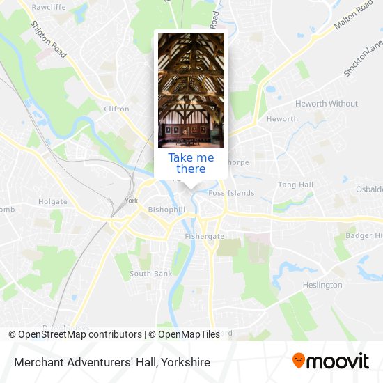 Merchant Adventurers' Hall map