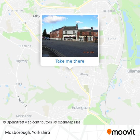 Mosborough map