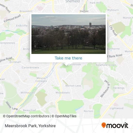 Meersbrook Park map