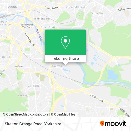 Skelton Grange Road map