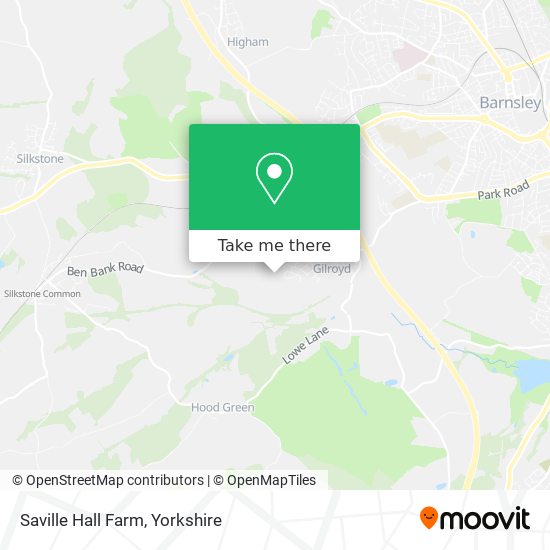 Saville Hall Farm map