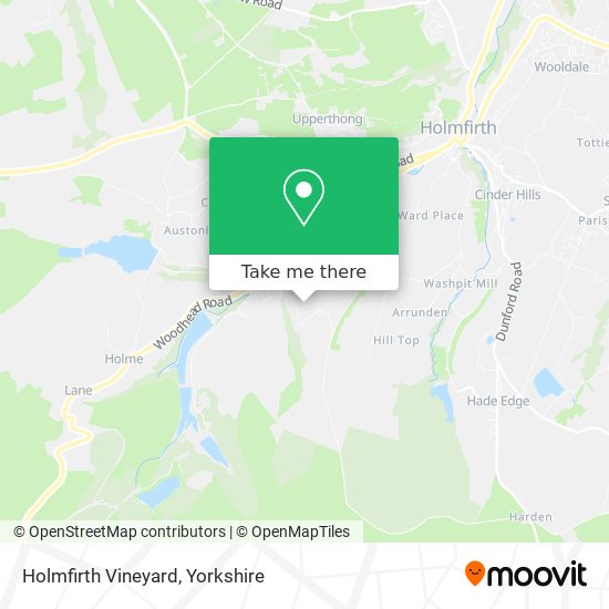Holmfirth Vineyard map