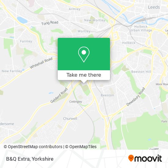 B&Q Extra map