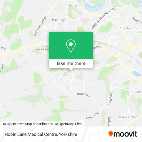 Robin Lane Medical Centre map