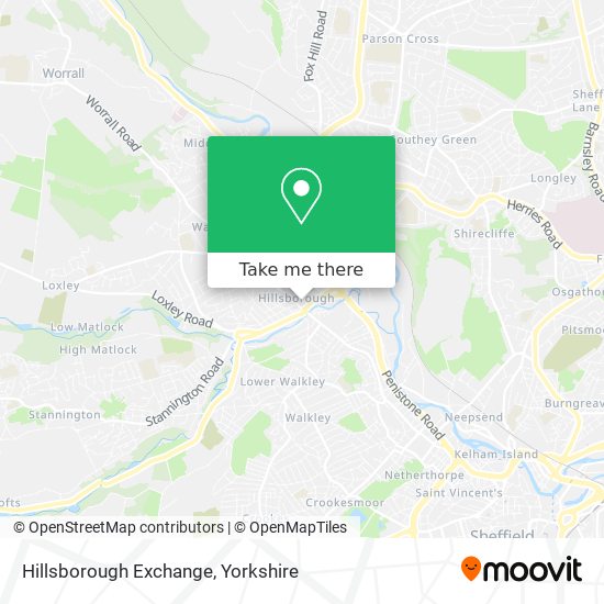 Hillsborough Exchange map