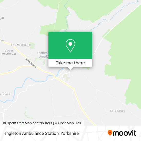 Ingleton Ambulance Station map