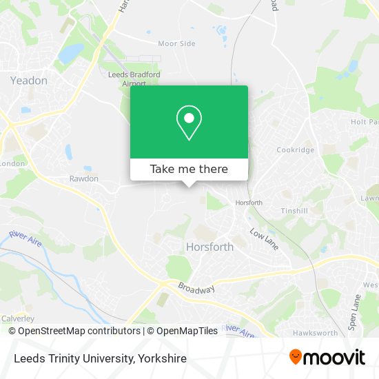 Leeds Trinity University map