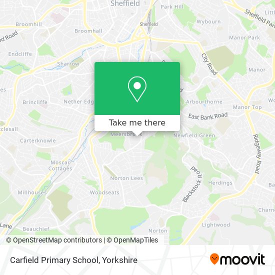 Carfield Primary School map