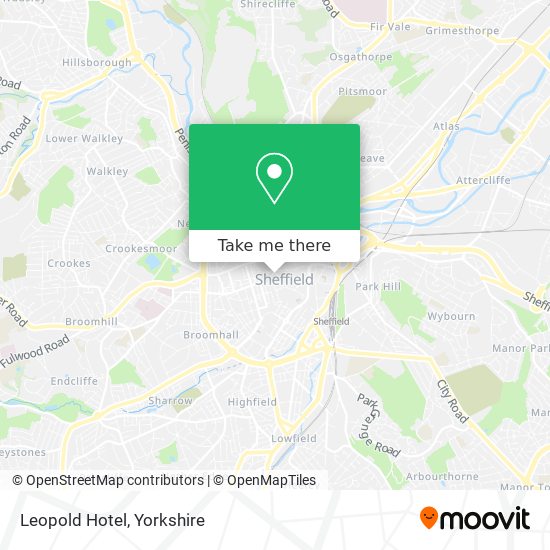 Leopold Hotel map