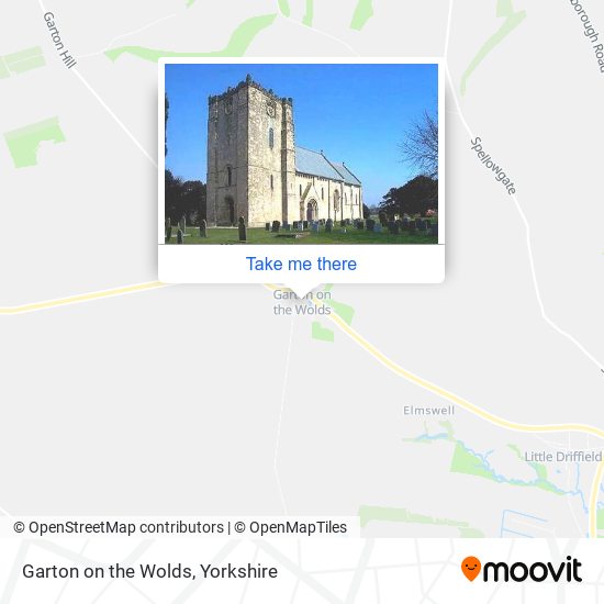 Garton on the Wolds map