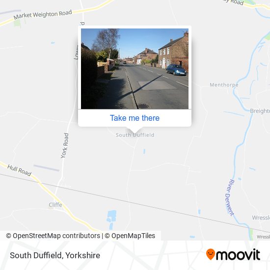 South Duffield map
