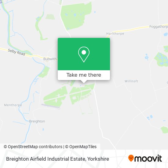 Breighton Airfield Industrial Estate map