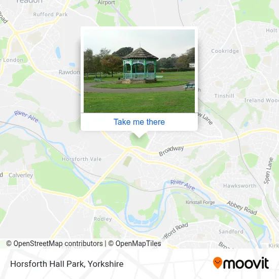 How to Get to Horsforth Hall Park by Bus or Train?