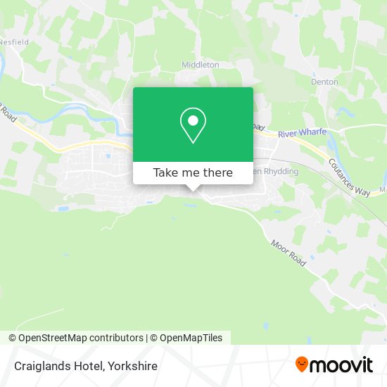Craiglands Hotel map
