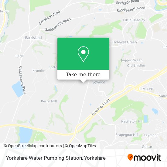 Yorkshire Water Pumping Station map