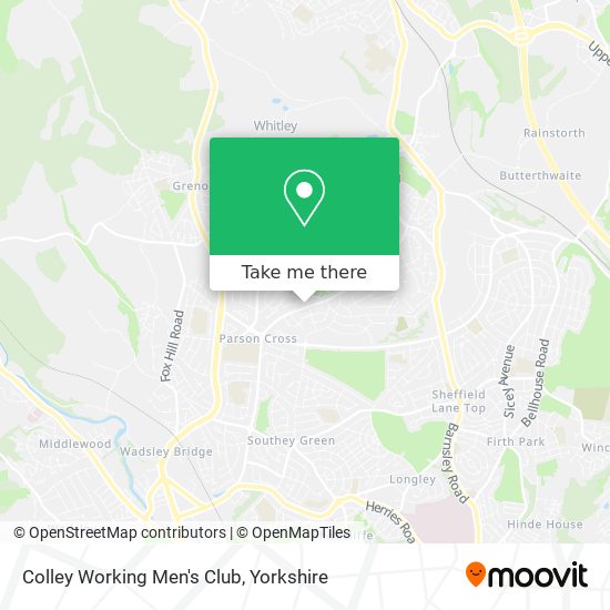 Colley Working Men's Club map