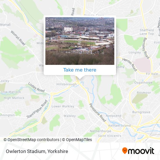 Owlerton Stadium map