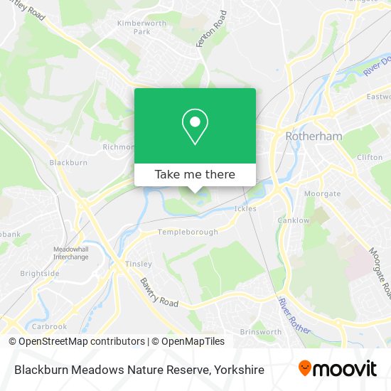Blackburn Meadows Nature Reserve map