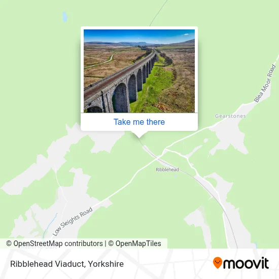 Ribblehead Viaduct map