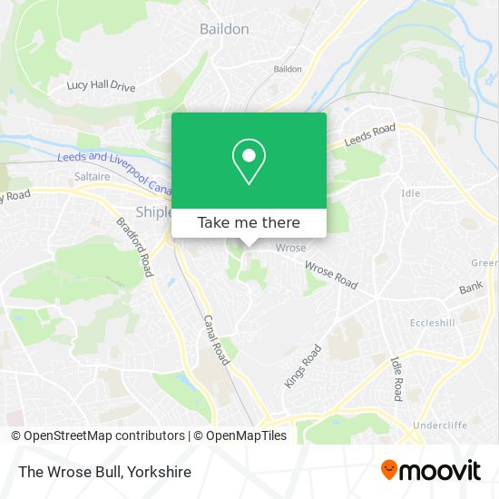 The Wrose Bull map