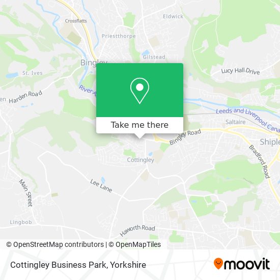 Cottingley Business Park map