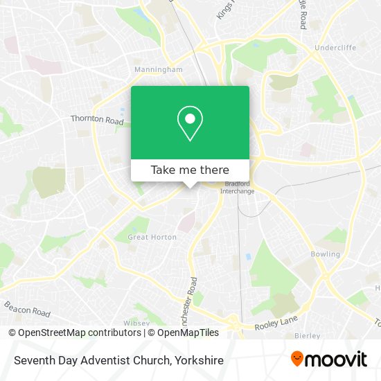 Seventh Day Adventist Church map