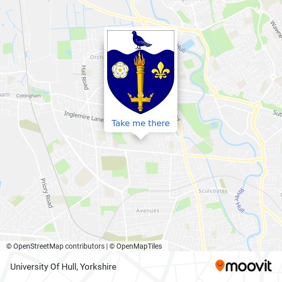 University Of Hull map