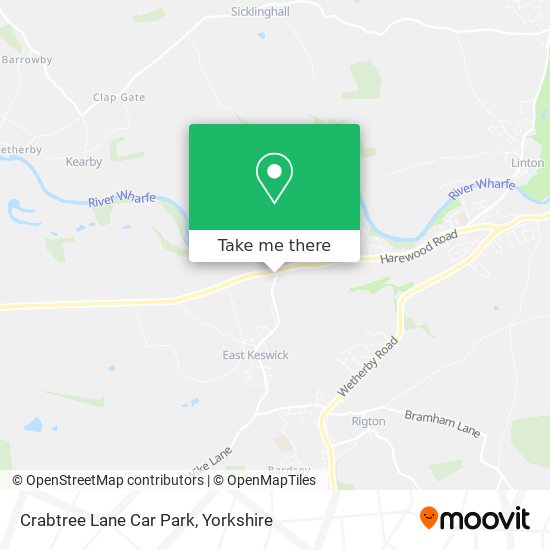 Crabtree Lane Car Park map