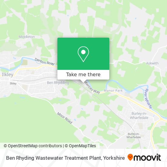 Ben Rhyding Wastewater Treatment Plant map