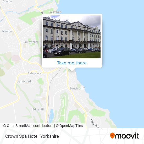 Crown Spa Hotel map