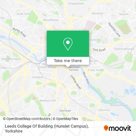 Leeds College Of Building (Hunslet Campus) map