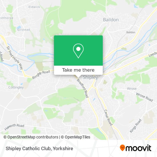 Shipley Catholic Club map