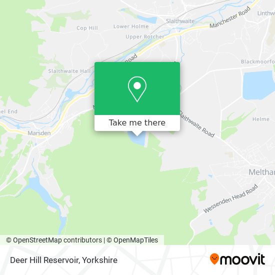 Deer Hill Reservoir map