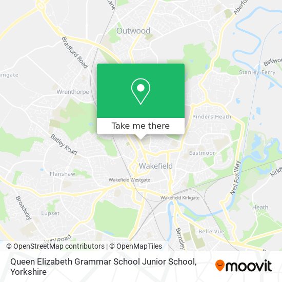 Queen Elizabeth Grammar School Junior School map