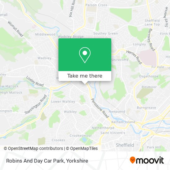 Robins And Day Car Park map