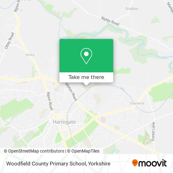 Woodfield County Primary School map