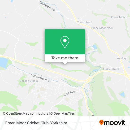 Green Moor Cricket Club map