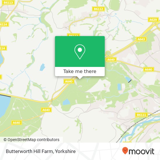 Butterworth Hill Farm map