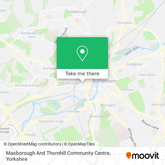 Masborough And Thornhill Community Centre map