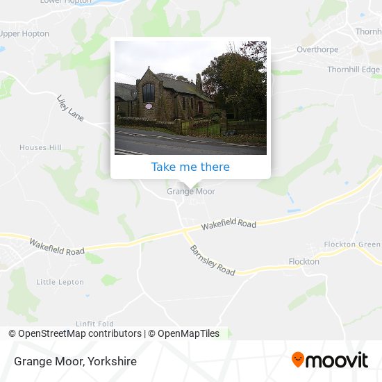 Grange Moor map