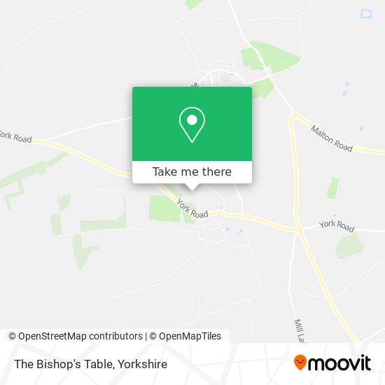 The Bishop's Table map