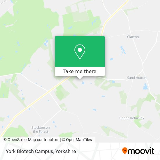 York Biotech Campus map