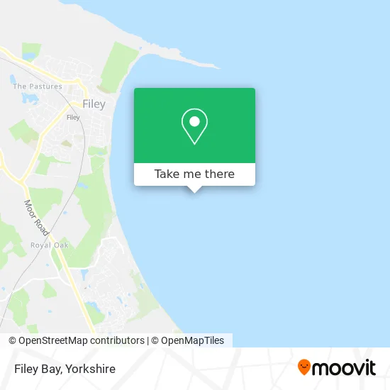 Filey Bay map