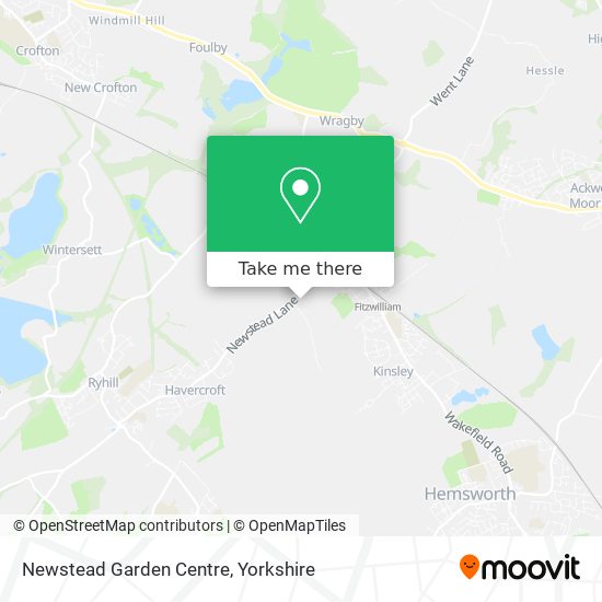 Newstead Garden Centre map