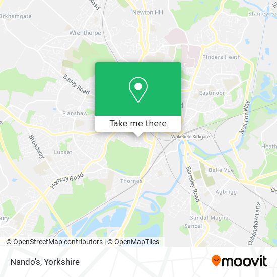 Nando's map