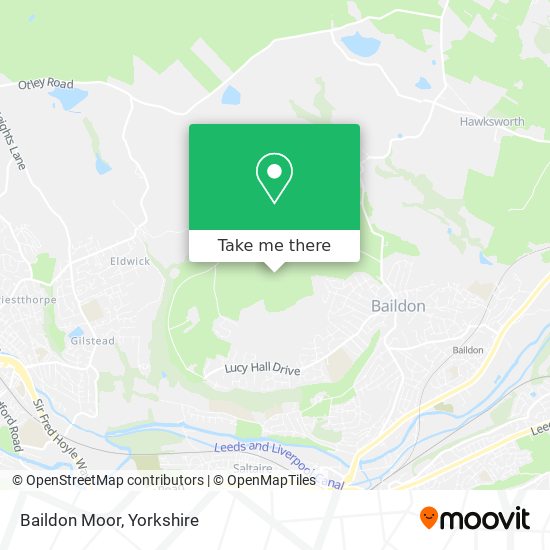 Baildon Moor map
