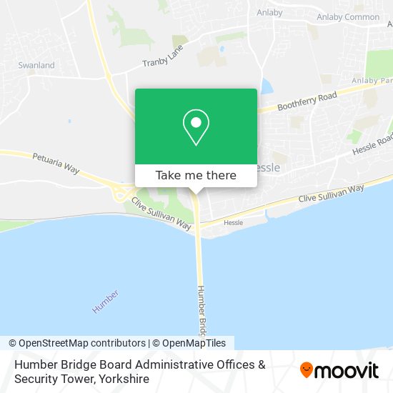 Humber Bridge Board Administrative Offices & Security Tower map