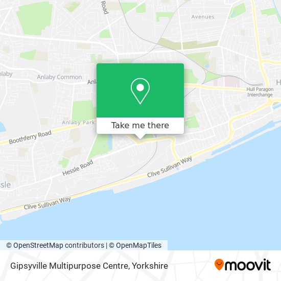 Gipsyville Multipurpose Centre map