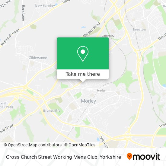 Cross Church Street Working Mens Club map